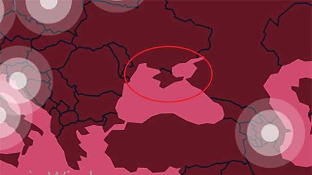 На официальном сайте Олимпиады Крым отделен границей от Украины