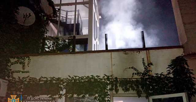 В Кривом Роге горел дом престарелых