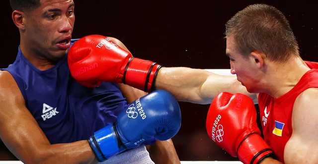 Появилось видео нокаута Хижняка в бою за "золото" Олимпиады