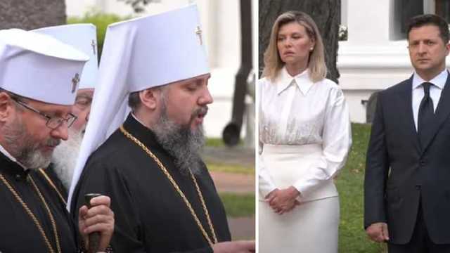 В Софии Киевской состоялась молитва по случаю годовщины Независимости Украины