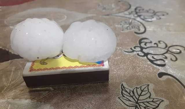 В Киевской области выпал град размером с яйцо