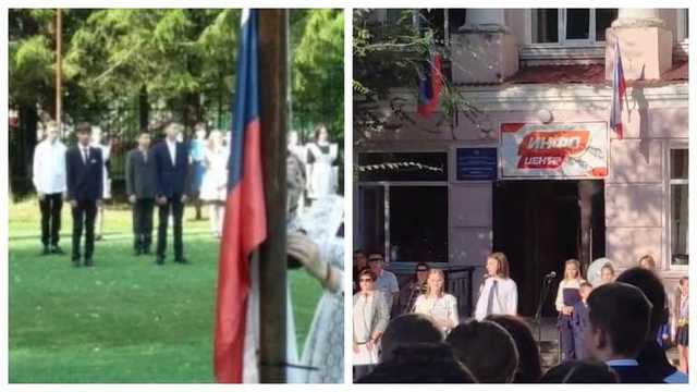 На школьных линейках 1 сентября в оккупированном Донецке звучал гимн России