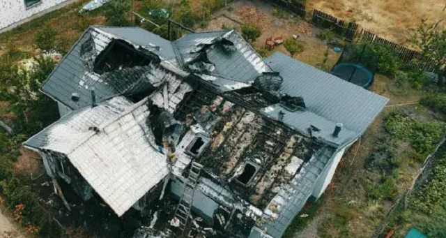 Шабунин назвал имя поджигателя своего дома