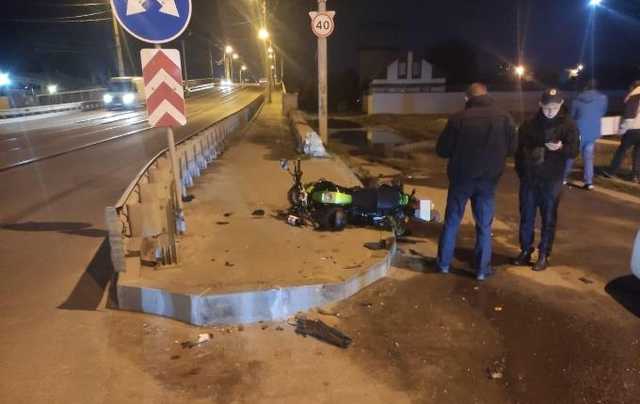 В Харькове погиб мотоциклист