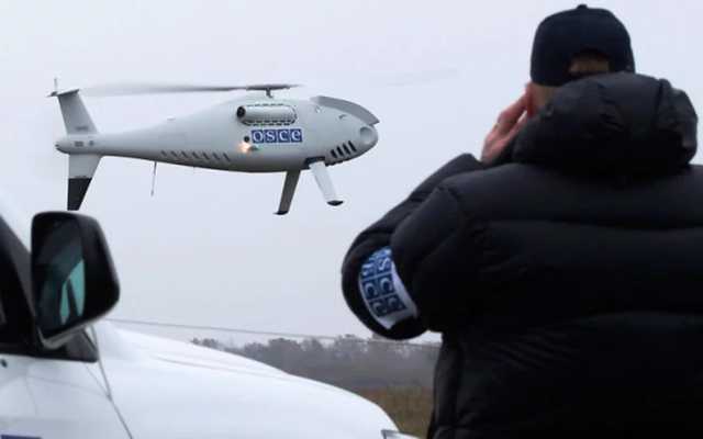 Незаконные вооруженные формирования РФ обстреляли беспилотник ОБСЕ на Донбассе, - отчет