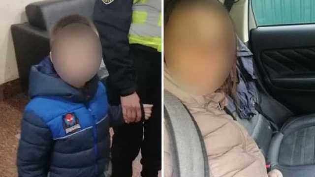 В Киеве пьяная мама спала на улице, а рядом плакал ее сын