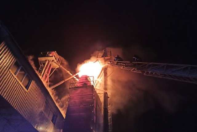 Появилось видео, как в Хмельницкой области сгорел урожай семечек