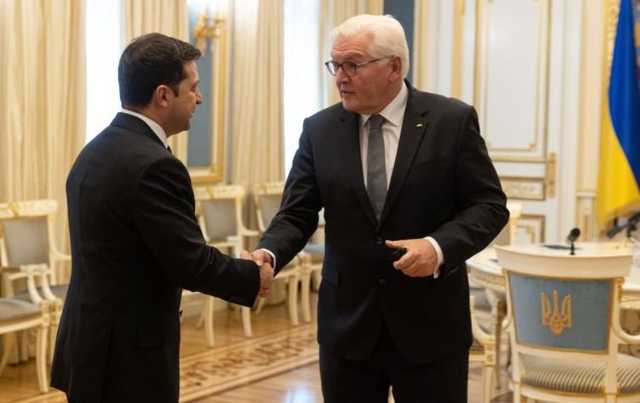 Зеленский встретился с президентом Германии