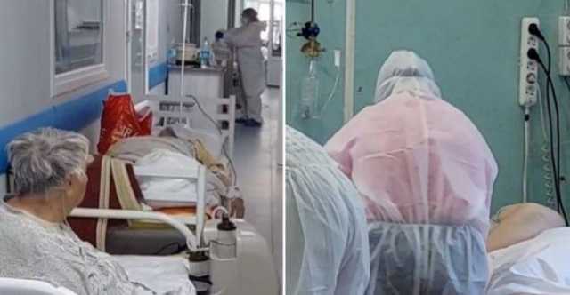 Появились кадры из ковидной больницы в Мелитополе