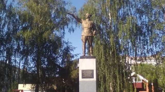 Под Полтавой неизвестные разбили памятник Чапаеву