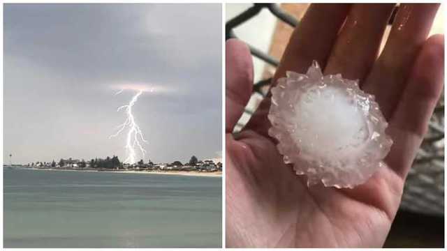 Тысячи домов – без электричества: в Австралии выпал град размером с куриное яйцо