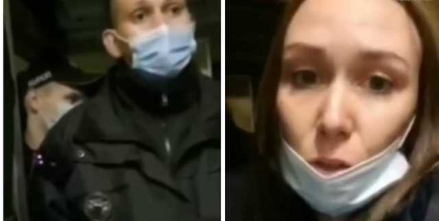 Во Львове полицейские пытались оштрафовать начальницу поезда за неправильно надетую маску