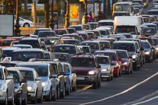 Из-за локдауна Киев сковали пробки