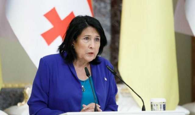 Не считает политзаключенным. Президент Грузии повторила, что не помилует Саакашвили