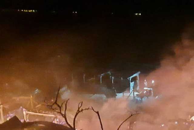 На пляже "Дельфин" в Одессе горел популярный ночной клуб "TrueMan"