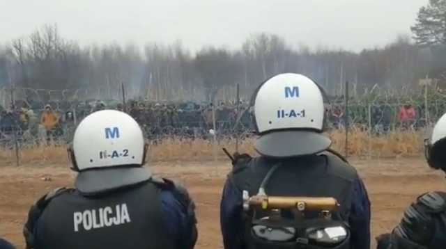 Возле границы Беларуси с Польшей произошла стрельба, мигранты готовятся к новому штурму