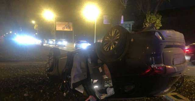 В Харькове пьяный полицейский устроил крупную аварию