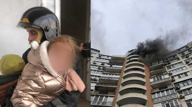 Детей выносили спасатели: в одесской многоэтажке вспыхнул пожар