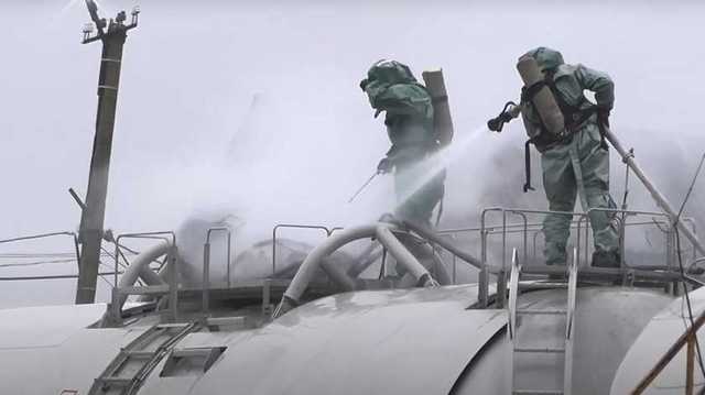 Химическая авария в Винницкой области: спасатели показали видео ликвидации