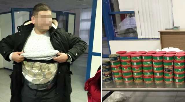 Украинские контрабандисты обвешались икрой и попытались провезти ее в Молдову