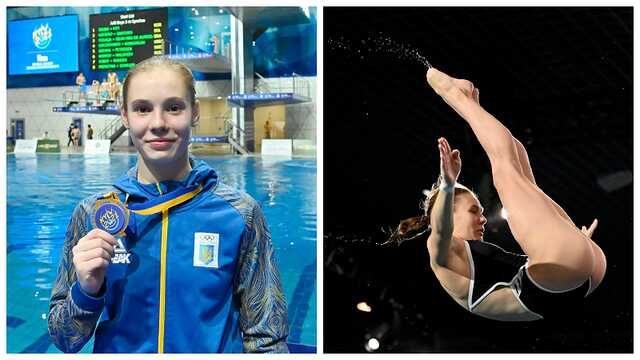 16-летняя украинка стала двукратной чемпионкой мира по прыжкам в воду