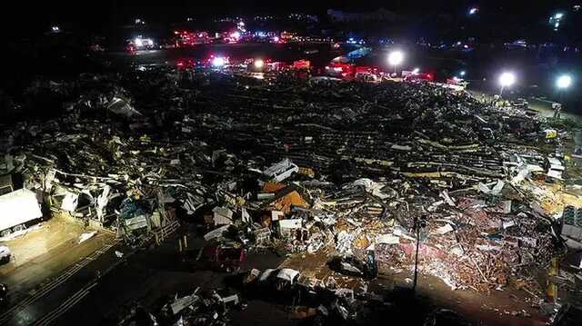 В Кентукки заявили о самом разрушительном торнадо за историю штата