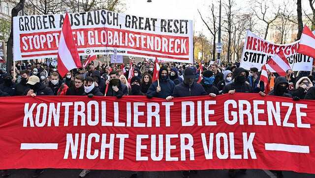 В Австрии вторые выходные протестуют против обязательной вакцинации