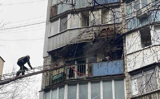 В Киеве во время пожара погиб человек