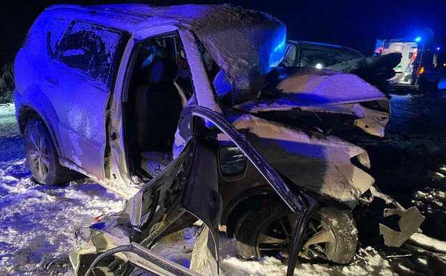 На Херсонщине водитель Lexus вылетела на встречку и совершила ДТП