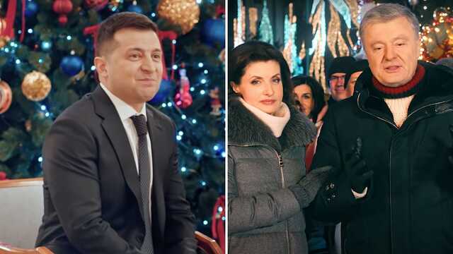 "Прямой" и 5 канал снова показали новогоднее поздравление Порошенко вместо президентского