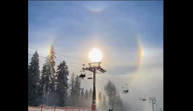 В Буковеле зафиксировали удивительное природное явление