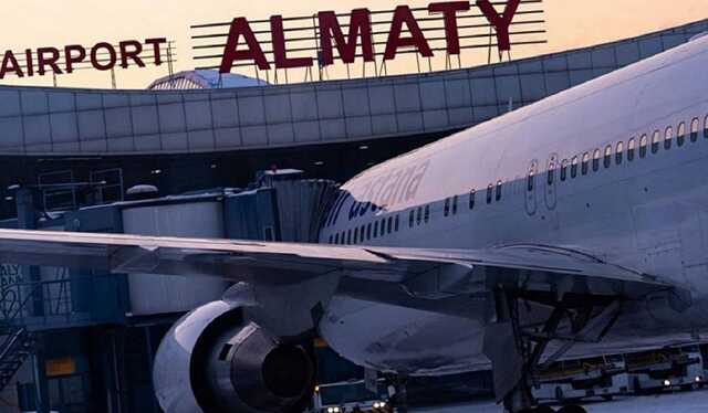 Аэропорт Алматы возобновил работу