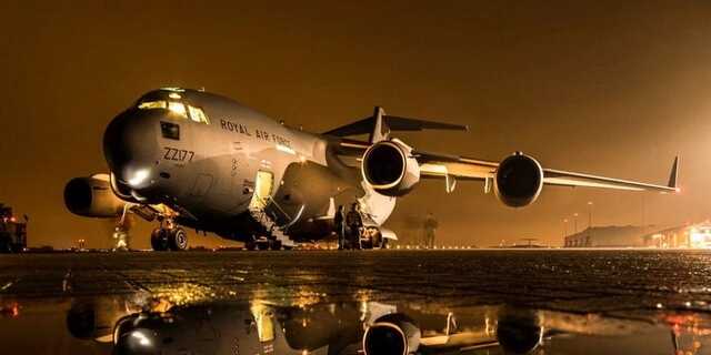 Британские C-17 доставили в Украину противотанковое оружие. Самолетам пришлось облетать Германию