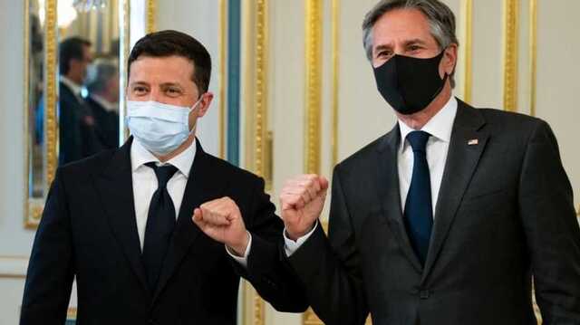 Блинкен встретился с Зеленским