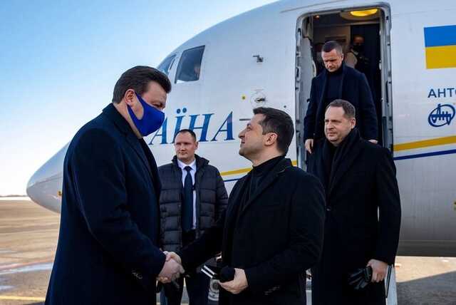 Зеленский прибыл с рабочей поездкой в Запорожье