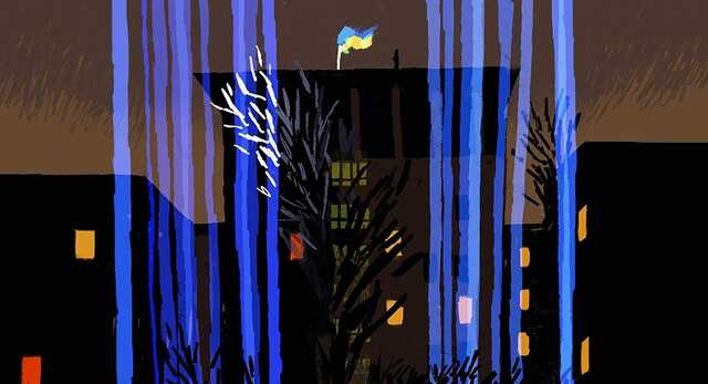 "Киев под тенью войны": The New Yorker опубликовал символические рисунки украинского художника