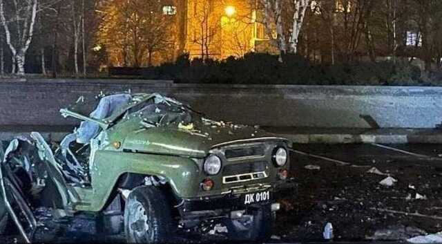 Окупанти "пошкодували" новий автомобіль для пропагандистської "картинки"