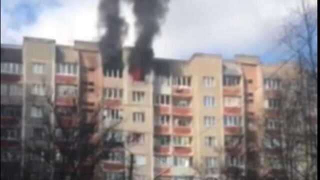 В Чернигове вспыхнул пожар в жилом доме