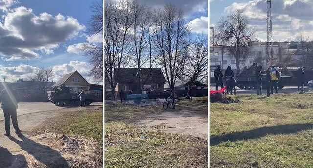 В Бахмаче люди бросаются под вражеские танки: опубликовали видео