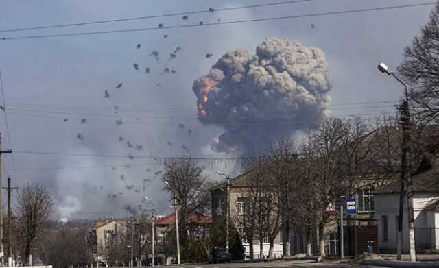 Балаклея подверглась мощным авиаударам