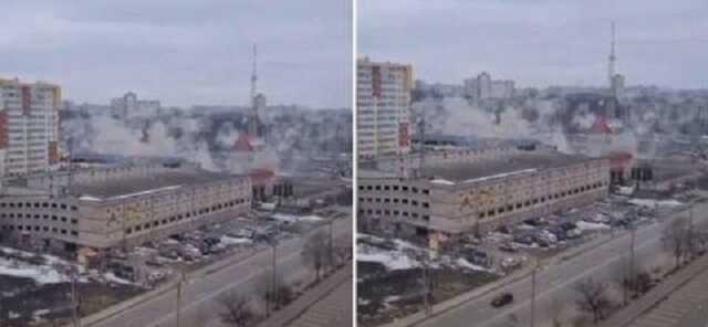 87 домов разрушены во время сокрушительного обстрела Харькова