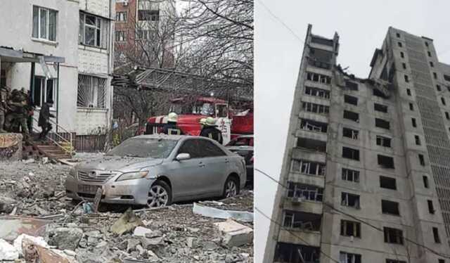 В Харькове боевики обстреляли две многоэтажки: есть пострадавшие