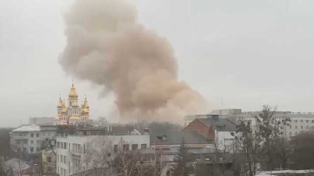 В Харькове взрыв прогремел возле зданий главного управления Нацполиции и СБУ Харьковщины