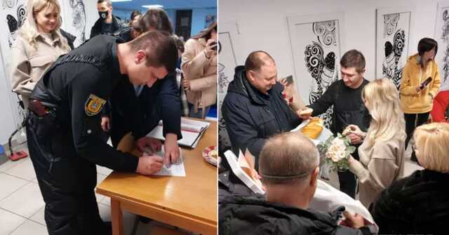 Война не помешала: под Одессой в бомбоубежище поженилась пара