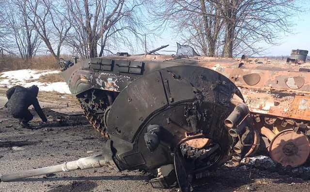 В Сумской области уничтожили технику рашистов, которая направлялась в Киев