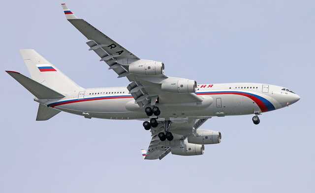 Правительственный Ил-96-300 вылетел из России в США