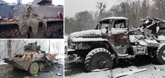 Под Харьковом ВСУ пошли в контрнаступление и уничтожили колонну техники РФ