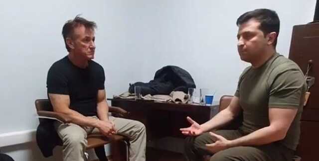 Шон Пенн рассказал о своей встрече с президентом Владимиром Зеленским