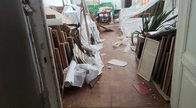 Оккупанты повредили харьковский музей с легендарными картинами: фото и видео ужасных последствий