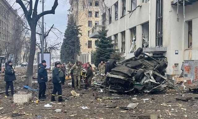 В Харькове оккупанты разбомбили старинный дом